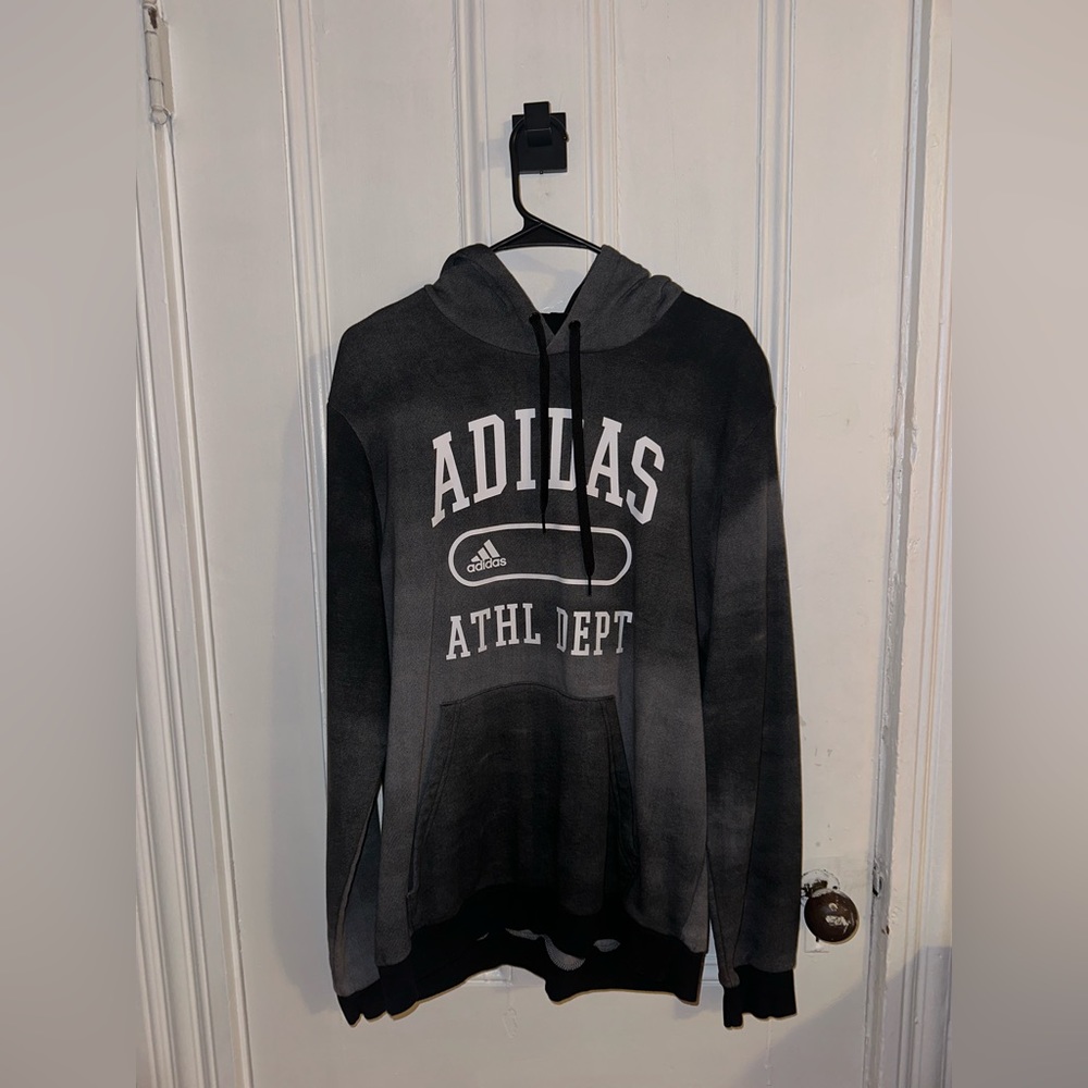 Adidas Men's Athletic Department Hoodie - Grey - Large